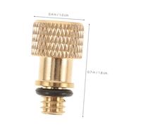 FIXOSHEE 6 pièces Adaptateur de Valve Cuivre Pur Convertisseur American vers English Connecteur Pompe Portable Compatible Vtt Route et