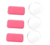 FIXOSHEE 6 pièces Coussinets Silicone Rehaussement Cils Professionnels Pads Extension Cils Portable Pour Salon et Usage Domestique