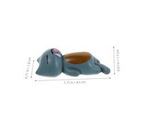 FIXOSHEE 6 pièces Figurines de Chat Mignon PVC pour Tableau de Bord Voiture Décoration Intérieure Colorée et Accessoires Animaux pour Console Centrale et Bureau