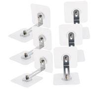 FIXOSHEE 6 pièces Fixations Basculement Adhésives pour Meubles Muraux de Sécurité pour Armoires Protection Garçon Fille sans Perçage Grand Format