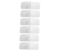 FIXOSHEE 6 Pièces Fontaine d'eau pour Animaux De Compagnie Fontaines Filtre à Eau pour Chat Remplacement Fonctionnalité Charbon Animal De Compagnie Blanche Résine Échangeuse D'ions
