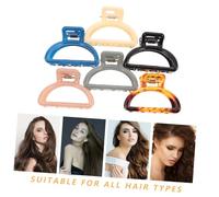 FIXOSHEE 6 pièces Hair Claw Clips Ponytail Holder Barrette For Women Thick And Thin Hair Secure Hold Accessories Coiffure