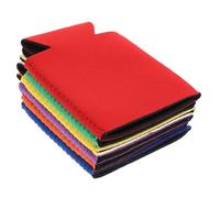 FIXOSHEE 6 Pièces Housse Isolante pour Canette Lot Couleurs Assorties Jaune Vert Bleu Manchon Portable et pour Refroidir Bière et Boissons Protection