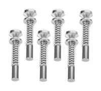 FIXOSHEE 6 Pièces Loquet à Ressort pour Lit et Verrou à Ressort Loqueteau de Fermeture Flexible et Accessoire de Remplacement Polyvalent pour Berceau et Lit