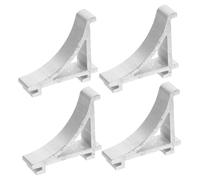 FIXOSHEE 6 Pièces Lot de Pinces pour Étagères de Réfrigérateur Aluminium Clips de Support Robustes Installation Rapide sans Outils Compatibles avec Étagères Métalliques de Réfrigérateurs et