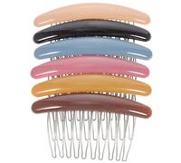 FIXOSHEE 6 pièces Peigne Cheveux Décoratif Antidérapant Lot Accessoires Coiffure Légers pour Femmes et Filles Maintien Sûr pour Chignon et Styles Variés
