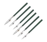 FIXOSHEE 6 Pièces Stylos à Réglables pour Dessin Pinceaux de Masquage Ergonomiques et Durables Outils pour Artistes et Étudiants Vert