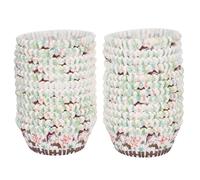 FIXOSHEE 600 pièces Caissettes à Cupcakes Papier Bonhomme de Résistantes pour Noël Moules Pâtisserie Jetables Antiadhésifs pour Fêtes et Mariages