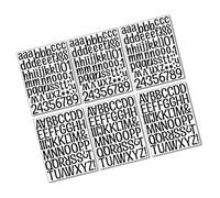 FIXOSHEE 6feuilles Autocollants Lettres Alphabet Mural Éducatif Stickers Lettres Pour Chambre Décoration Autocollantes Soi-même