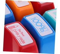 FIXOSHEE 8 Pièces Colorés pour Cahiers Délèves Autoencrés pour Enseignants Évaluation et Encouragement Classe Matériel Scolaire Sûr pour Garçon Fille et Usage Bureau