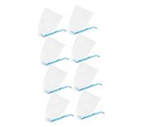 FIXOSHEE 8 pièces Filets moussants visage réutilisables pochons pour mousse douce pour soin exfoliant sans gaspillage