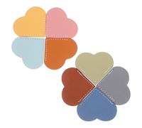 FIXOSHEE 8 pièces Marque-pages Cœur Coin Protège-pages Mini Portable et Esthétique Marque-pages pour Femmes Adaptés à la Lecture Générale Bureau École