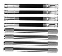 FIXOSHEE 8 pièces Rallonges Crayon Métal Double Tête Prolongateur Crayon pour Artistes et Bureau Facile à Utiliser Portable et Léger