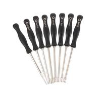 FIXOSHEE 8 Pièces Tournevis Carburateur Durable Embouts Résistants Corrosion Poignée Ergonomique Outil Mécanique pour Moteurs Kit Réparation Polyvalent