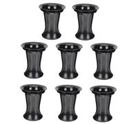 FIXOSHEE 8 pièces Tube de Sortie Air pour Haut-Parleur Accessoire Port Voix pour Enceinte et Caisson Amélioration Basse Fréquence Installation Facile pour Voiture et Maison Noir