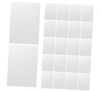 FIXOSHEE 80 Pièces Transparent Plastic Binding Covers Report Sheets For Business Presentations And Document Organization