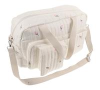 FIXOSHEE à Couches Portable Multifonction Grand Format pour Maman et Bébé Fourre-Tout de Maternité Solide en Tissu Robuste Compartiments Organisés pour Voyage et Soins Bébé Valise