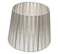 FIXOSHEE Abat-jour Gris Maille Fine pour Lampe de Chevet et Lampadaire Couverture Respirante et Résistante Abat-jour Tambour Polyvalent pour Chambre et Salon