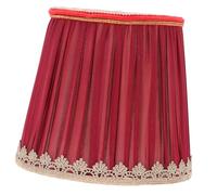 FIXOSHEE Abat Jour Tissu Rouge pour Lampe Murale et Suspension Protection Simple pour Lampe de Chambre et Élégant