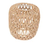 FIXOSHEE Abat Jour Vannerie Tressée Style Lanterne Abat Jour Suspendu Créatif Rotin Imitation Corde pour Chambre Restaurant et Maison Décoration Chaleureuse et