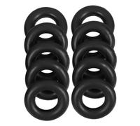 FIXOSHEE Accessoires De Machine à Coudre Vintage 20 Pneus en Caoutchouc Noir pour Enrouleur De Canette, Remplacement pour Machine à Coudre Domestique, Usage Couture à Pédale