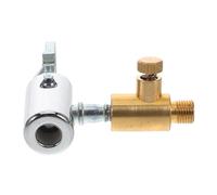 FIXOSHEE Adaptateur de Gonflage Portable Fileté pour Pompe à Air Embout de Valve Rapide pour Tuyau Raccord Compact et pour Réparation et Gonflage Extérieur