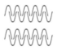 FIXOSHEE Agrafes en Acier Galvanisé de U 4 X 38 Mm, Lot de 20 Pièces, Clous de Fixation pour Supports de Clôture Métallique, Fixation Sécurisée pour Grillage et Poteaux de Jardin Extérieur