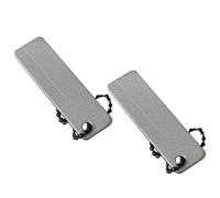 FIXOSHEE Aiguisoir Mini Portable 2pcs en Émeri Solide, Pierres à Aiguiser Sûres et Compactes, pour Outil D'extérieur et Porte-clés