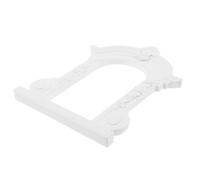 FIXOSHEE Arche pour Fleurs Miniature Blanche Porte Décorative Grecque DIY pour Maison de Poupée Accessoire de Mariage et Centre de Table Décoration Féerique pour Jardin Miniature