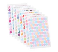 FIXOSHEE Autocollants Décoratifs Lettres Alphabétiques pour Scrapbooking Garçon et Filles Multicolore DIY 8 Feuilles Journaux Intimes Albums Créatifs Loisirs Créatifs