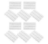 FIXOSHEE Autocollants Faux Grains de Beauté Noirs 10 Pcs Tatouages Temporaires Hypoallergéniques pour Visage Accessoires Maquillage pour Halloween Fêtes et Carnaval