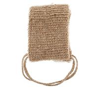 FIXOSHEE Back Scrubber Avec Poignée Jute Douce Exfoliation Profonde Et Lavage Corporel Sangle De Douche Ergonomique Pour Hommes Et Femmes Nettoyage Du Dos