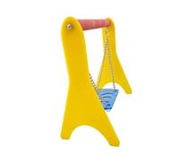 FIXOSHEE Balançoire pour Petits Animaux Hamac Coloré Sécurisé pour Hamster Souris Rat et Oiseaux Aire de Jeu Ludique et Protectrice pour Cage Rongeur