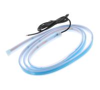 FIXOSHEE Bande LED Capot Voiture Flexible Étanche Lumière Diurne LED Bleu Glace Autocollante pour Éclairage Capot Résistant et Facile à Installer