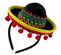 FIXOSHEE Bandeau Chapeau Mexicain Fête Accessoires de Fête Bandeaux Mexicains Design Coloré Unisexe pour Célébrations Cinco de Mayo et Festivals