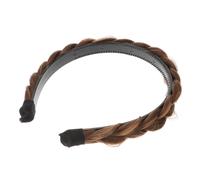 FIXOSHEE Bandeau Tressé avec Postiche Fibre Haute Température pour Femmes et Filles Accessoire Cheveux et Confortable Coiffure Quotidienne
