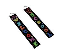 FIXOSHEE Bannière de Porte Rentrée Scolaire Couplet Décoratif Couleur Vive pour Salle de Classe et Porte Décoration Intérieure et Extérieure Accrochage Facile