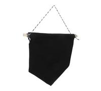 FIXOSHEE Bannière Murale Toile Noire S pour Affichage Dépingles Émaillées Fanion Vierge Résistant pour Décoration Chambre Garçon Fille et Collection Pins