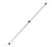 FIXOSHEE Barre Télescopique pour Vêtements Réglable et Solide Tringle Extensible Escamotable pour Penderie et Dressing Support Pratique pour Suspendre Vêtements Argenté Brillant