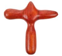 FIXOSHEE Bâton de Massage Manuel en Bois Naturel, Outil D’acupression pour Points D’acupuncture des Pieds, Tige Ergonomique pour Massage Plantaire et Soin Peau, Accessoire Bien-maison