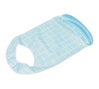 FIXOSHEE Bavoir pour Personnes Âgées Imperméable avec Serviette Amovible Grand Taille Unisexe Bleu Clair Protection Ajustable pour Adultes et Seniors Réutilisable et Facile à Nettoyer