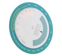 FIXOSHEE Bmi Quick Look Wheel Wall Mount Chart Weight And Obesity Index Tool For Female And Male Home Bmi Measurement Supplies