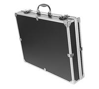 FIXOSHEE Boîte De Rangement Aluminium Multifonctionnelle avec Compartiments pour Outils Et Médicaments Malette Portable Légère Et Résistante pour Usage Domestique Et Déplacement