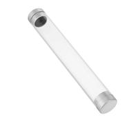 FIXOSHEE Boîte De Rangement Plastique pour Pince Épiler Et Extensions Cils Étui Tube Transparent avec Couvercle Organiseur De Petit Rangement pour Accessoires Beauté Boîte De Voyage