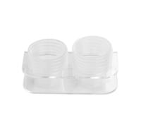 FIXOSHEE Bol Alimentaire pour Reptiles Petit Format de Bols sans Aimant Outil Pratique pour Tortues Lézards et Autres Petits Reptiles Facile à Nettoyer et Installer