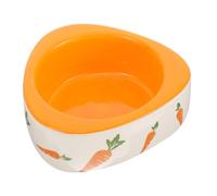 FIXOSHEE Bol Céramique pour Hamster et Petits Rongeurs Antidérapant Facile à Nettoyer Écuelle Robuste pour Nourriture et Eau Adapté pour Lapins Chinchillas et Cochons