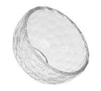 FIXOSHEE bol de cristal centres de table pour salle à manger bol attrape tout de table à manger Un verre Transparent