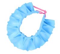 FIXOSHEE Bonnet de Bain Garçon Fille Étanche Réglable Protège-oreilles Silicone Doux Casquette Lavage Cheveux Garçon Fille Bleu Protège Yeux et Visage Lors Du Shampooing