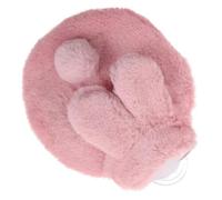 FIXOSHEE Bouillotte Eau Chaude Portable Lapin Imitation Fourrure Douce Compacte Réchauffe-mains Multifonctionnelle pour Hiver