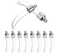 FIXOSHEE Bouteille à Souhaits Verre Vide Collier De Fiole Pendentif Suspendu Petite Bouteille Avec Couvercle Fiole Décorative Pour Mariage Ou Fête